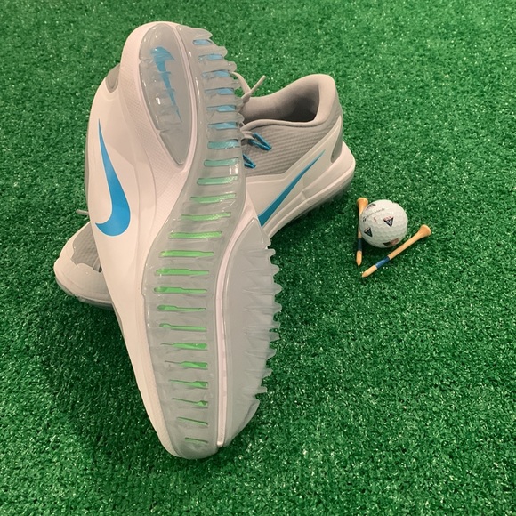 NWOB Mens Nike Lunarlon golf spikes. Size 9. - Picture 3 of 6